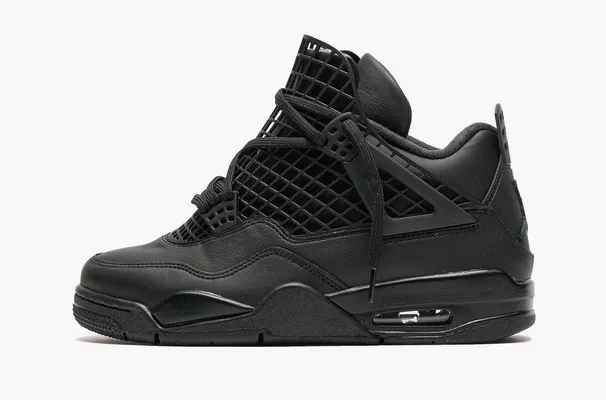 Кроссовки Air Jordan 4 Retro WMNS «Net - Black» chyernye