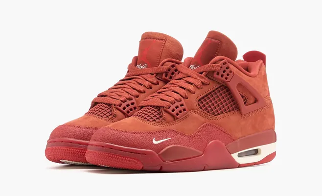 Кроссовки Air Jordan 4 Retro OG SP x Nigel Sylvester «Brick By Brick» oranzhevye