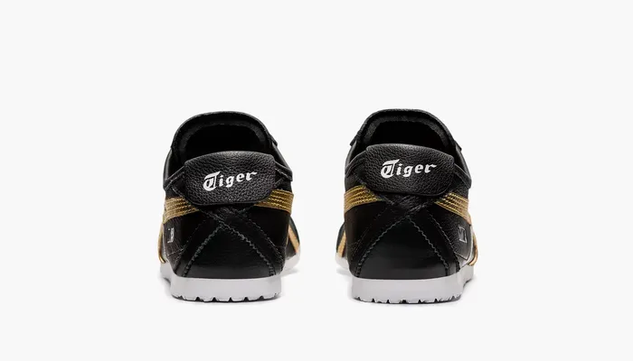  Asics Onitsuka Tiger Mexico 66 «Black Gold Metallic» chyernye