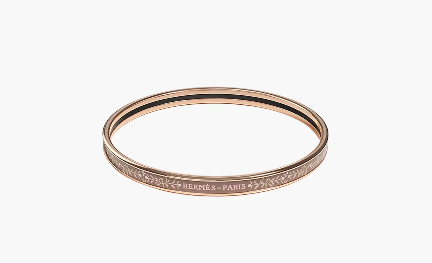 Hermès Enamel Bangles Unisex «Rose Gold»