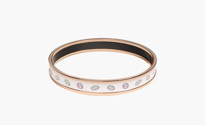  Hermes Funny Ice Cream bangle «Rose Pink» zolotoy