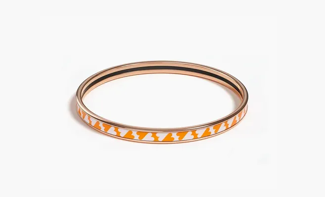  Hermes Bracelet Harnais de Cœur «Orange» oranzhevye