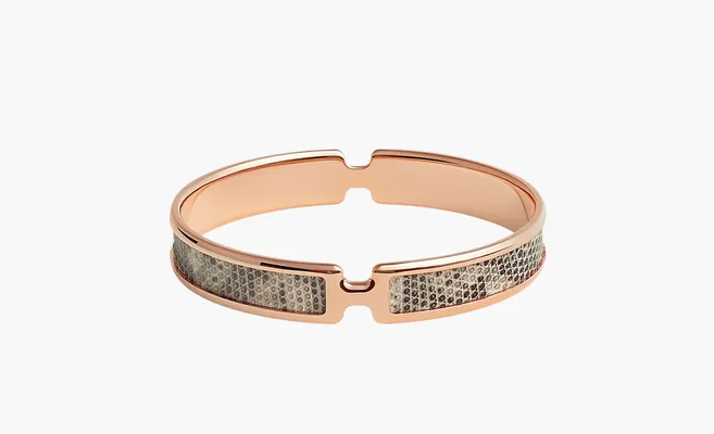  Hermès Olympe bracelet «Rose Gold» zolotoy