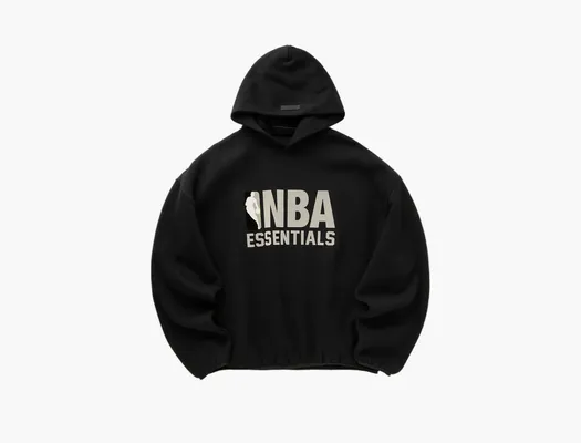 Одежда Fear of God Essentials x NBA Hoodie «Black» chyernye