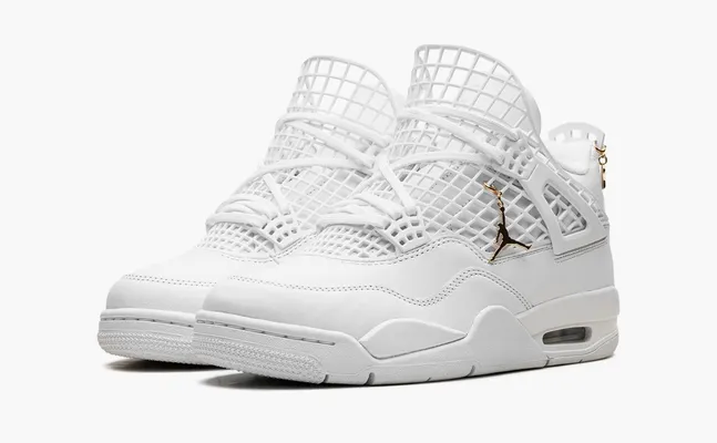 Кроссовки Air Jordan 4 Retro WMNS «Net - White» belye
