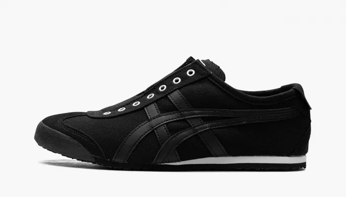  Asics Onitsuka Tiger Mexico 66 Slip-On «Black» chyernye