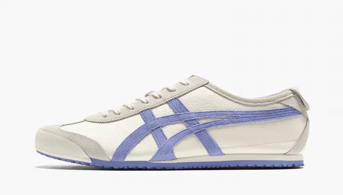  Asics Onitsuka Tiger Mexico 66 Vintage «Cream Violet Storm» kremovye