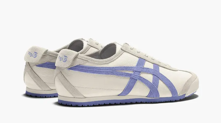  Asics Onitsuka Tiger Mexico 66 Vintage «Cream Violet Storm» kremovye