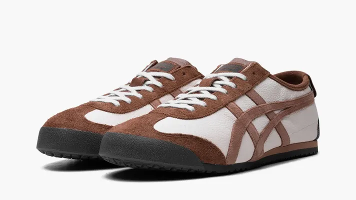  Asics Onitsuka Tiger Mexico 66 «Cacao Brown» kremovye