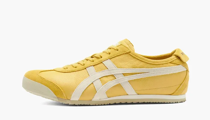  Asics Onitsuka Tiger Mexico 66 Vintage «Yellow White» zhyeltye