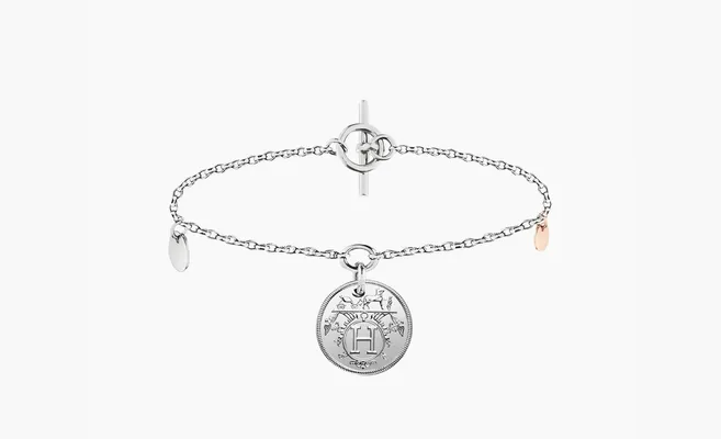  Hermès Bracelets Unisex «Silver» serebryanyy