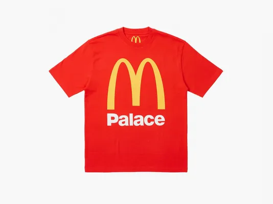 Одежда Palace x McDonald's Logo T-Shirt «Red» krasnye 