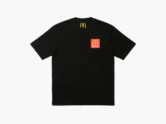 Одежда Palace x McDonald's Tee «Black Description 2» chyernye