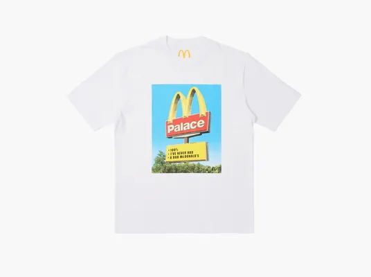 Одежда Palace x McDonald's Sign T-Shirt «White» belye