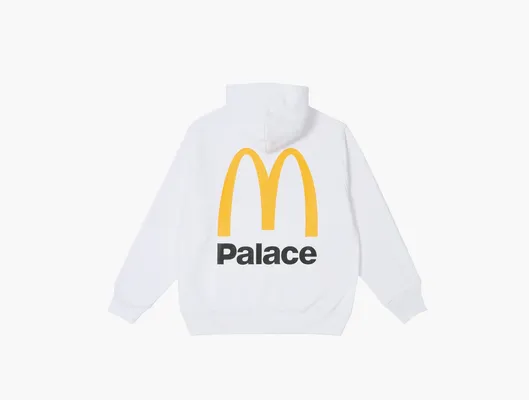 Одежда Palace x McDonald's Logo Hoodie «White» belye