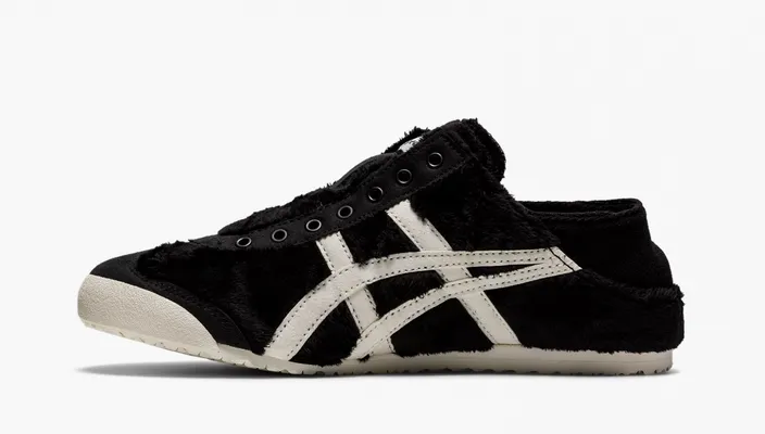  Asics Onitsuka Tiger Mexico 66 Paraty «Black Fur» chyernye