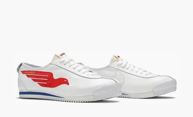 Кроссовки Nike Classic Cortez '72 QS «Shoe Dog Pack - Falcon» belye