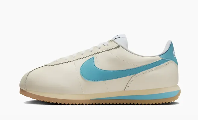 Кроссовки Nike Cortez WMNS «Coconut Milk Teal Nebula» belye