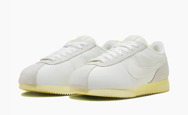 Кроссовки Nike Cortez WMNS «Sail/Grey/Yellow» serye
