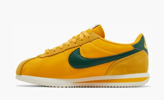 Кроссовки Nike Cortez WMNS «Yellow Ochre Gorge Green» zhyeltye
