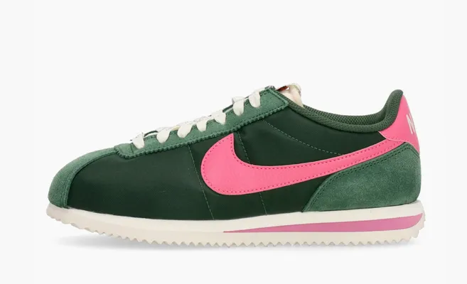 Кроссовки Nike Cortez TXT «Fir/Pinksicle/Sail/Team Orange» zelyenye