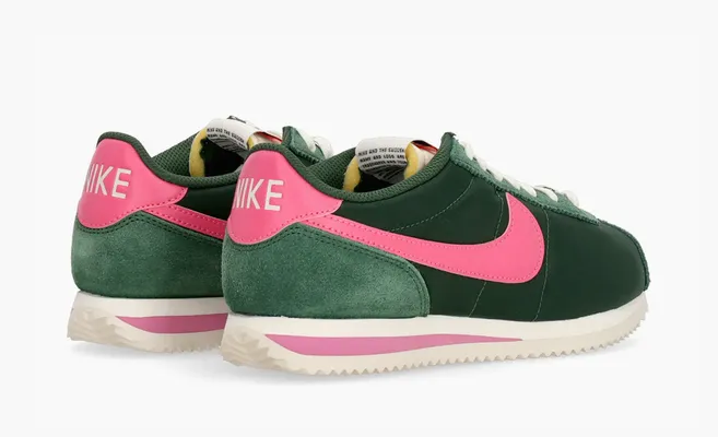 Кроссовки Nike Cortez TXT «Fir/Pinksicle/Sail/Team Orange» zelyenye