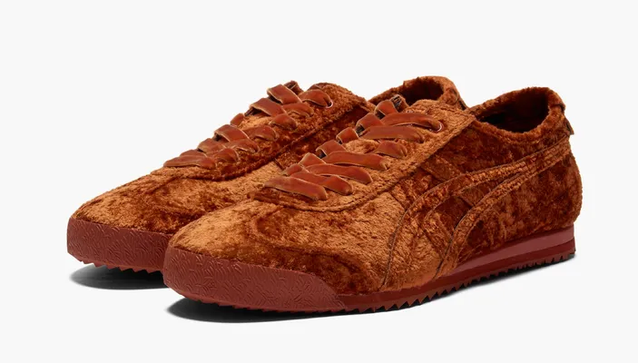  Asics Onitsuka Tiger Mexico 66 «Velvet Brown» korichnevye