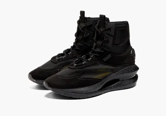  Asics Onitsuka Tiger RUNGER MT «Triple Black» chyernye