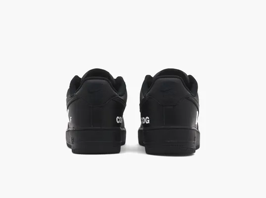 Кроссовки Nike Air Force 1 Low Retro x Comme des Garçons «Black» chyernye