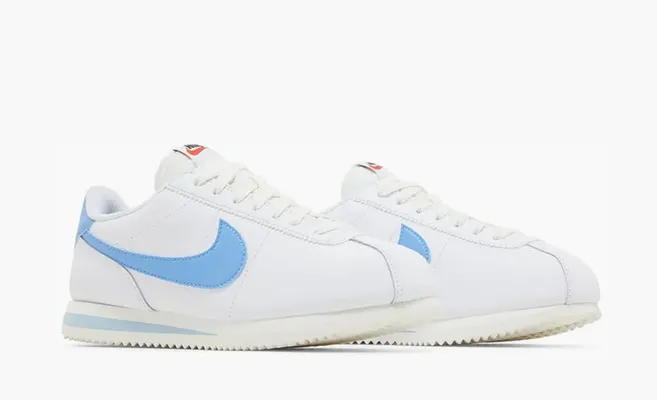 Кроссовки Nike Cortez WMNS «University Blue» belye