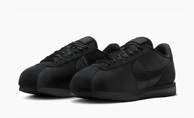 Кроссовки Nike Cortez WMNS «Satin Pack - Black» chyernye