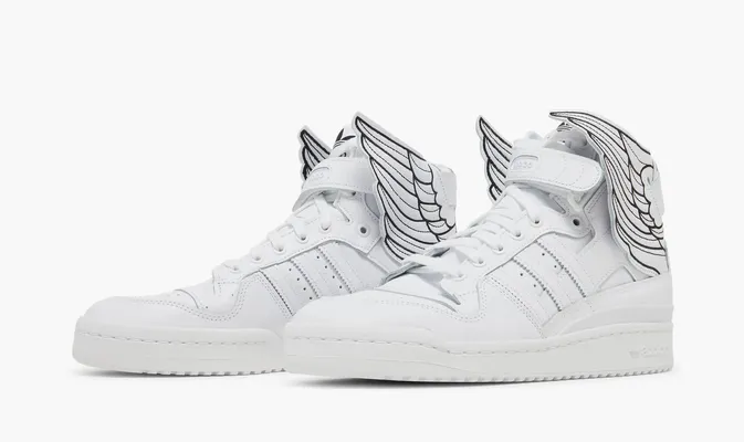  Adidas Wings 4.0 x Jeremy Scott «Cloud White» belye