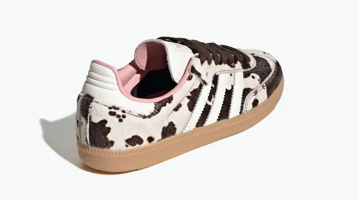 Кроссовки Adidas Samba OG WMNS «Cow Print» belye