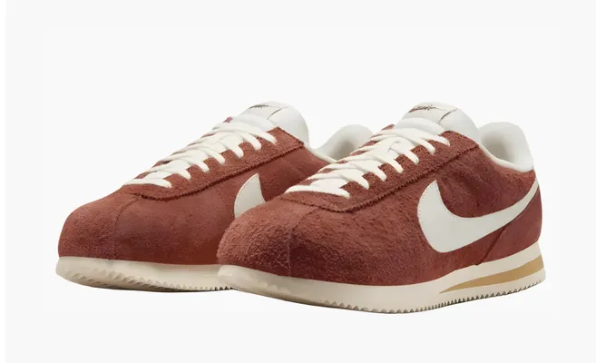 Кроссовки Nike Cortez SE «Dark Russet» korichnevye