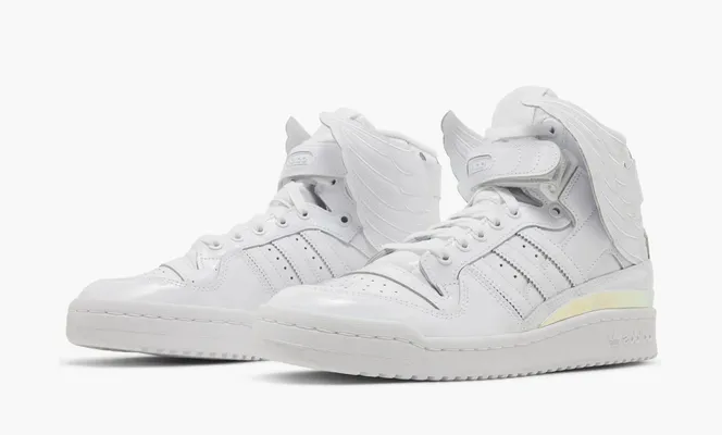  Adidas Wings 4.0 x Jeremy Scott «White Opal» belye