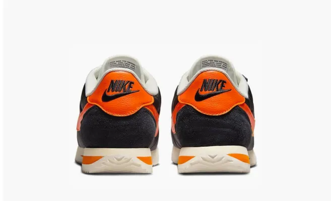 Кроссовки Nike Cortez TXT «Black Safety Orange» chyernye