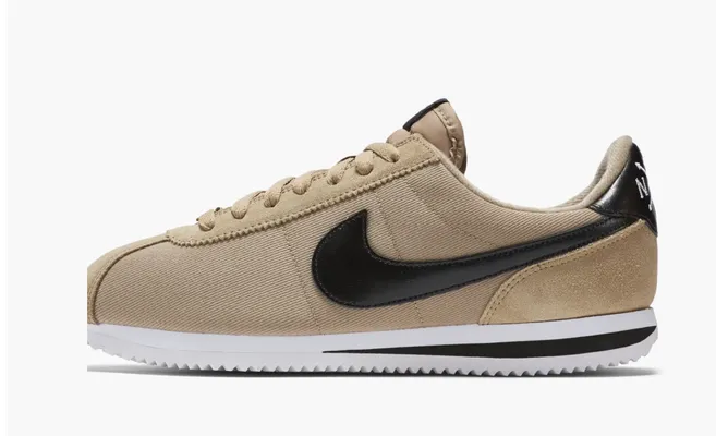 Кроссовки Nike Cortez Basic Premium QS «Desert Camo/Black-White» korichnevye