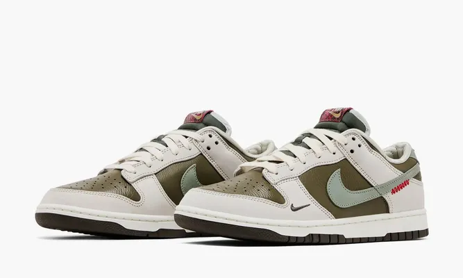 Кроссовки Nike Dunk Low «Year of the Snake» zelyenye