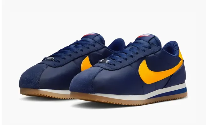 Кроссовки Nike Cortez «Blue Yellow» sinie