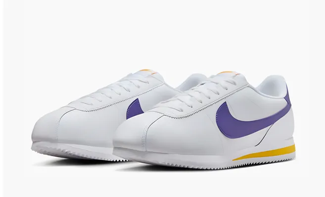 Кроссовки Nike Cortez «Lakers» belye