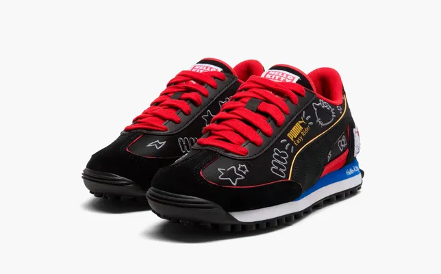  Puma Easy Rider x Hello Kitty WMNS «Goth» chyernye