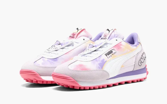  Puma Easy Rider Big Kid x Hello Kitty «Hello Kitty and Friends Tie Dye» raznotsvetnye