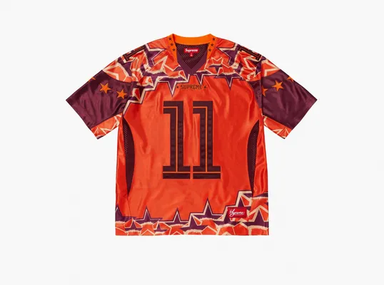 Одежда Supreme Stars Football Jersey «Orange» oranzhevye