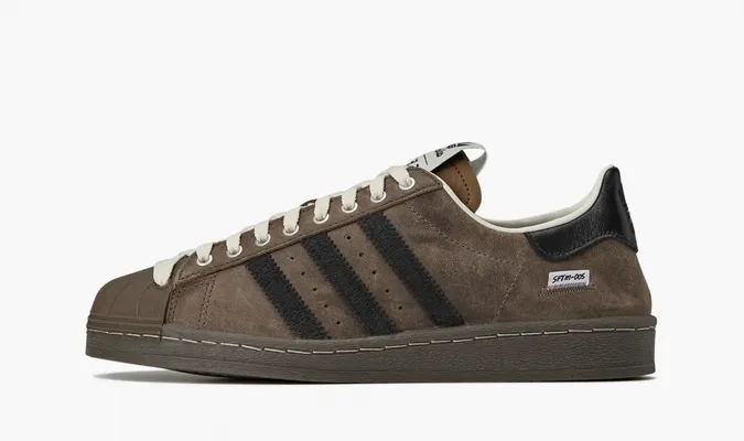  Adidas Superstar 82 x Song for the Mute «Crown Core Black» korichnevye