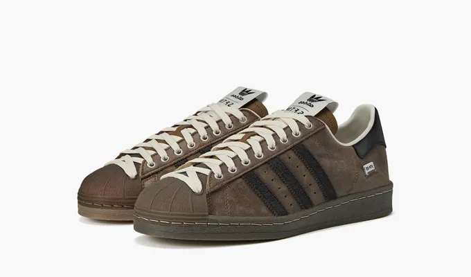  Adidas Superstar 82 x Song for the Mute «Crown Core Black» korichnevye
