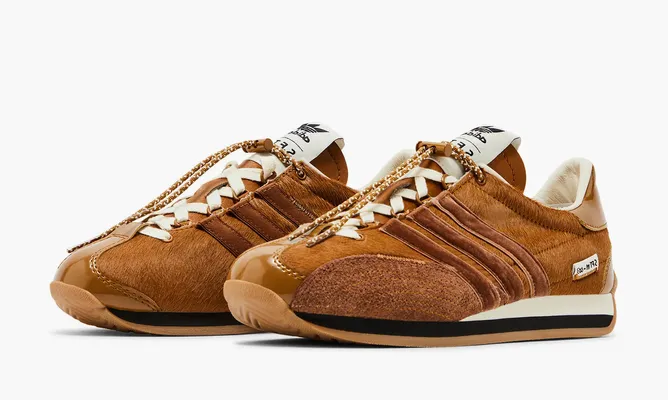  Adidas Country OG x Song for the Mute «Pony Hair Pack - Bronze Strata» korichnevye