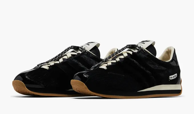  Adidas Country OG x Song for the Mute «Pony Hair Pack - Black» chyernye