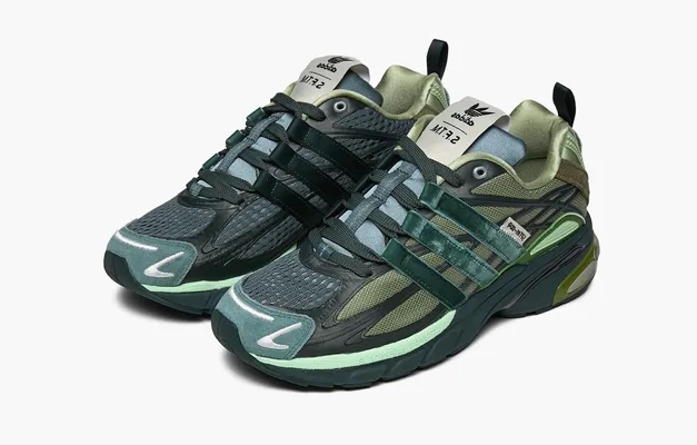  Adidas Adistar Cushion x Song for the Mute «Shadow Green Bold Onix» zelyenye