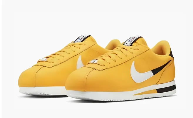 Кроссовки Nike NBA x Cortez Basic Leather SE «Amarillo» zhyeltye