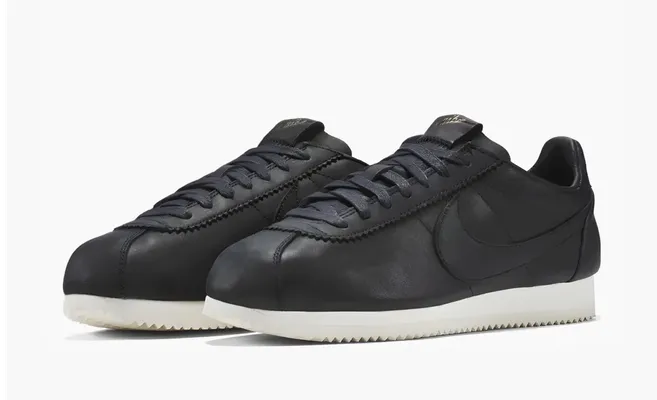 Кроссовки Nike Classic Cortez Premium QZ TS «Black» chyernye